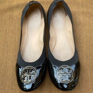 Tory Burch Caroline Ballet Slippers Black